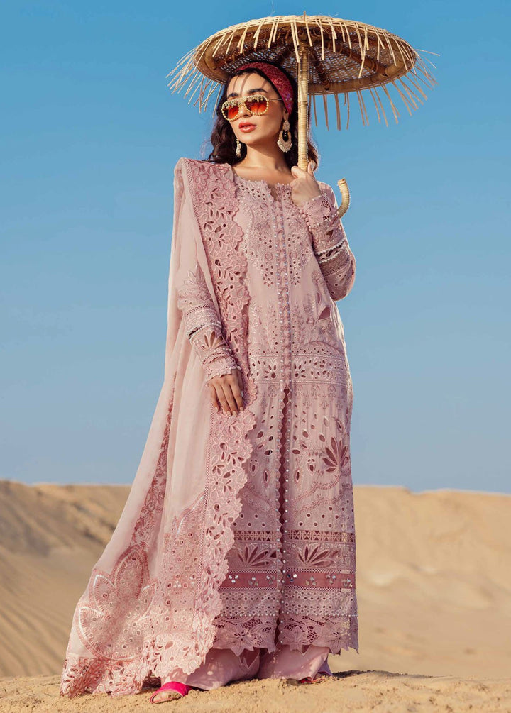 Sehra By Nureh Embroidered Lawn Suits Unstitched 3 Piece NU24SS Carnival NE-73 - Summer Collection