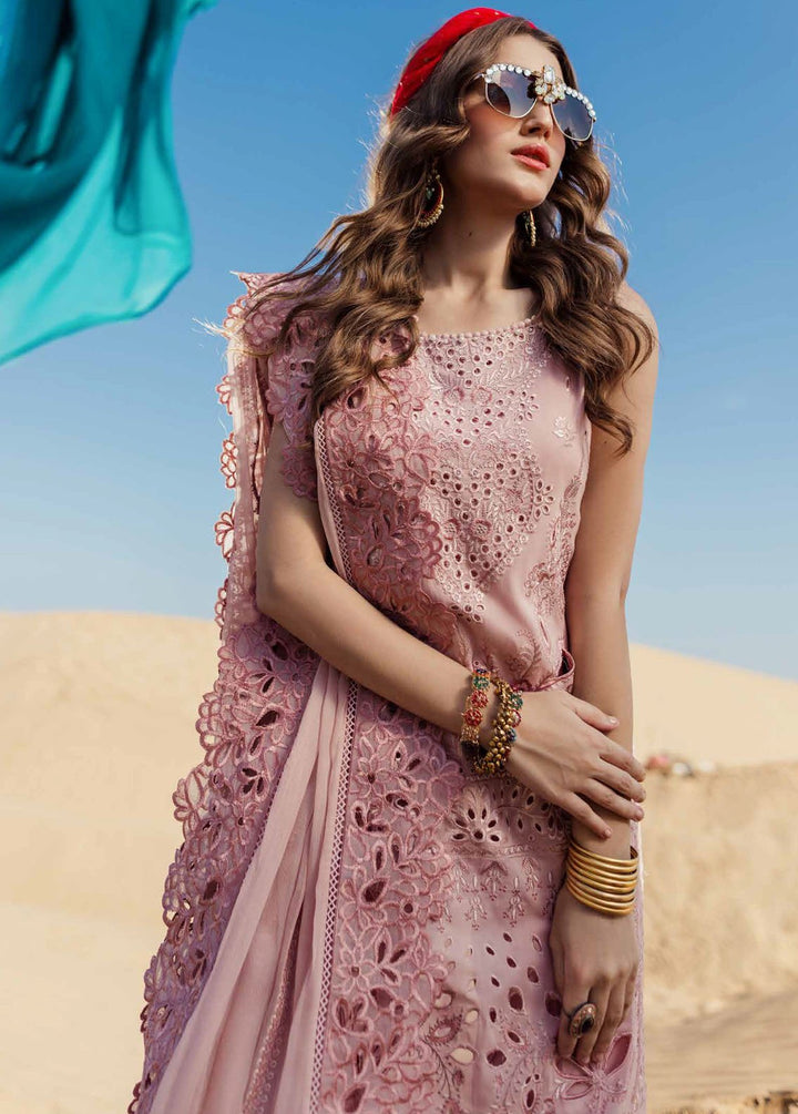 Sehra By Nureh Embroidered Lawn Suits Unstitched 3 Piece NU24SS Carnival NE-73 - Summer Collection