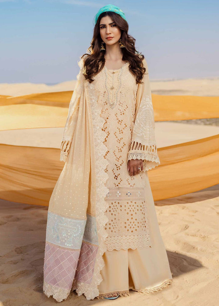 Sehra By Nureh Embroidered Lawn Suits Unstitched 3 Piece NU24SS Feroce NE-74 - Summer Collection