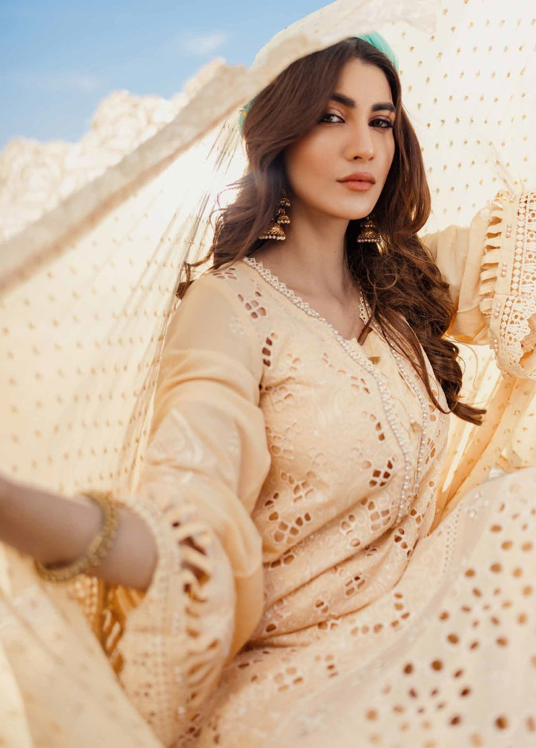 Sehra By Nureh Embroidered Lawn Suits Unstitched 3 Piece NU24SS Feroce NE-74 - Summer Collection