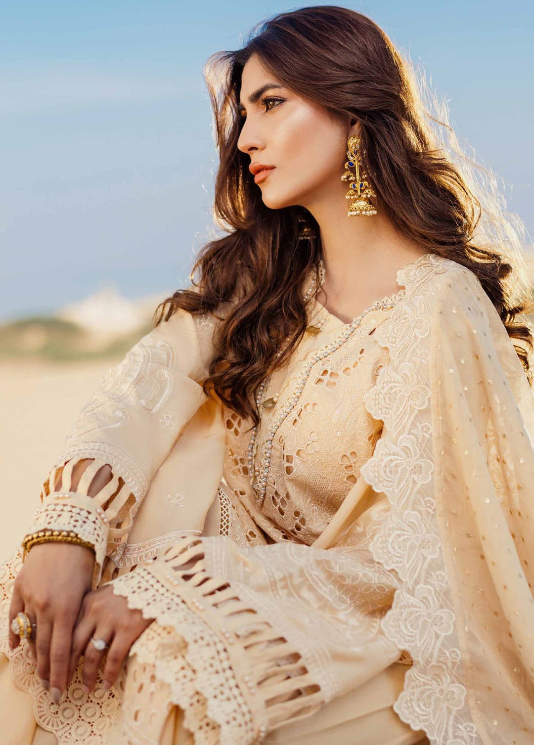 Sehra By Nureh Embroidered Lawn Suits Unstitched 3 Piece NU24SS Feroce NE-74 - Summer Collection