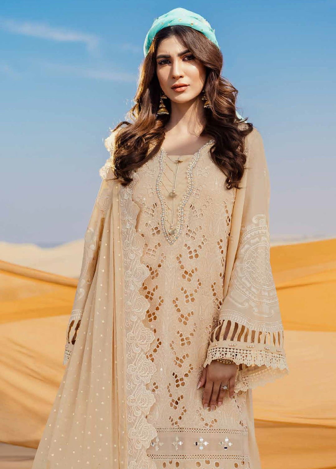 Sehra By Nureh Embroidered Lawn Suits Unstitched 3 Piece NU24SS Feroce NE-74 - Summer Collection