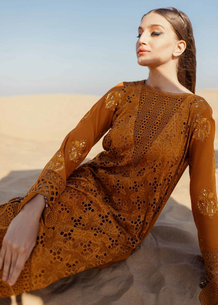 Sehra By Nureh Embroidered Lawn Suits Unstitched 3 Piece NU24SS Meeha NE-75 - Summer Collection