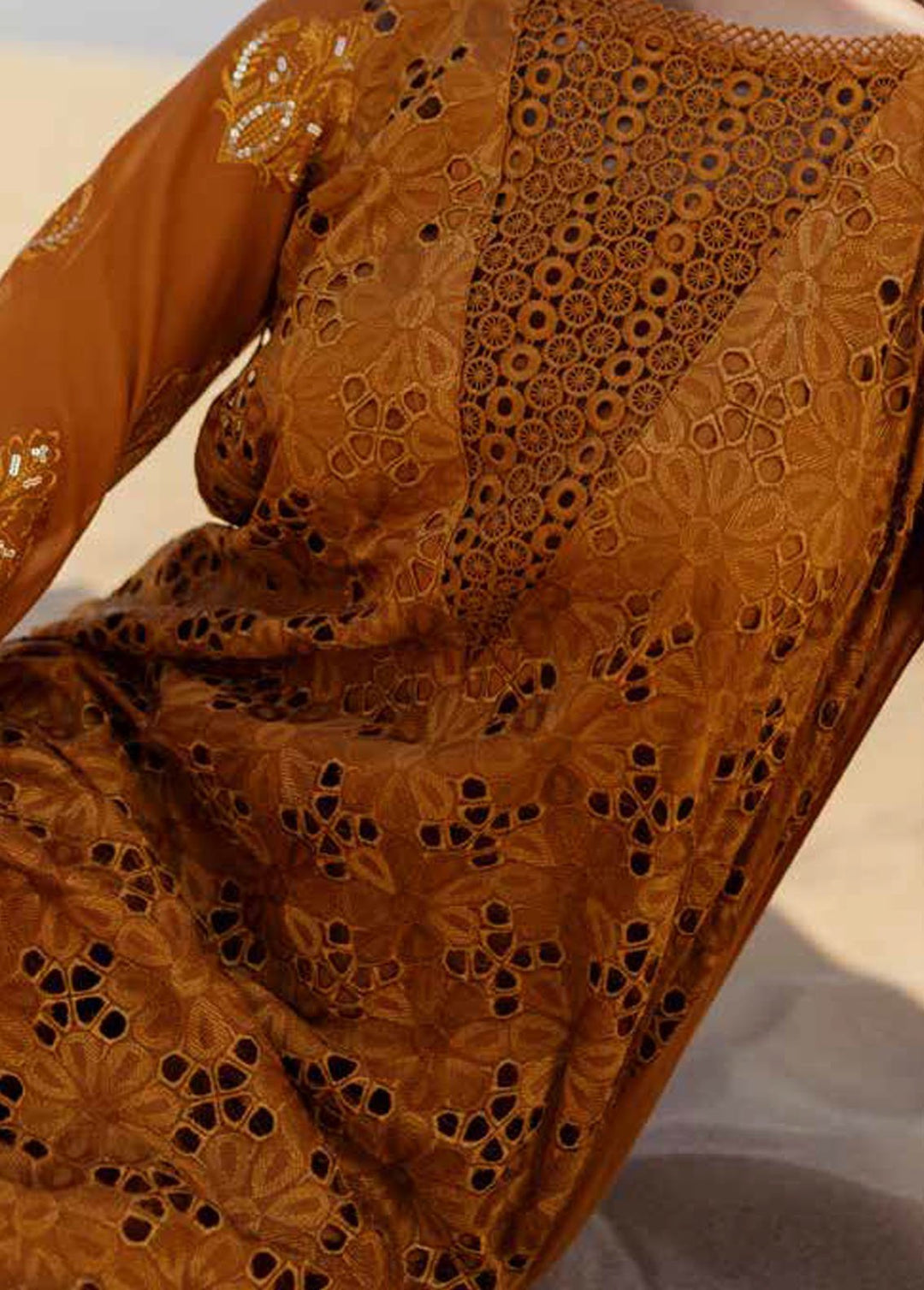 Sehra By Nureh Embroidered Lawn Suits Unstitched 3 Piece NU24SS Meeha NE-75 - Summer Collection