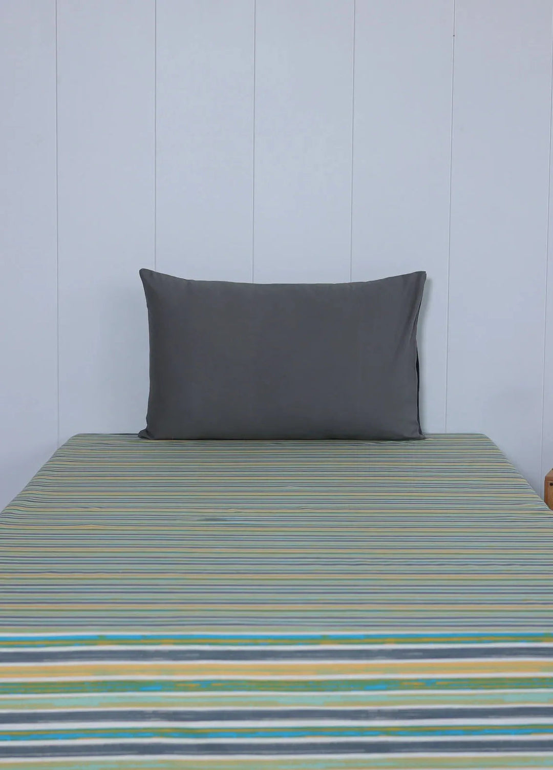 SEJ Cotton Kids Bed Sheets Saffron Skies - Bed Sheets Collections 2025