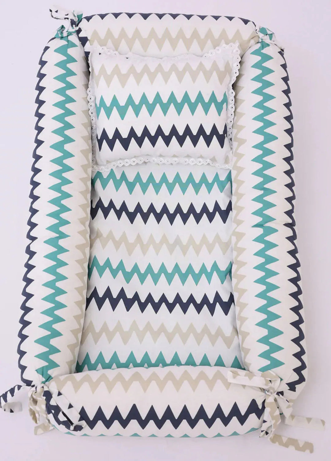 SEJ Snuggle Bed Blue Horizon - New Born Snuggle Bed Collection