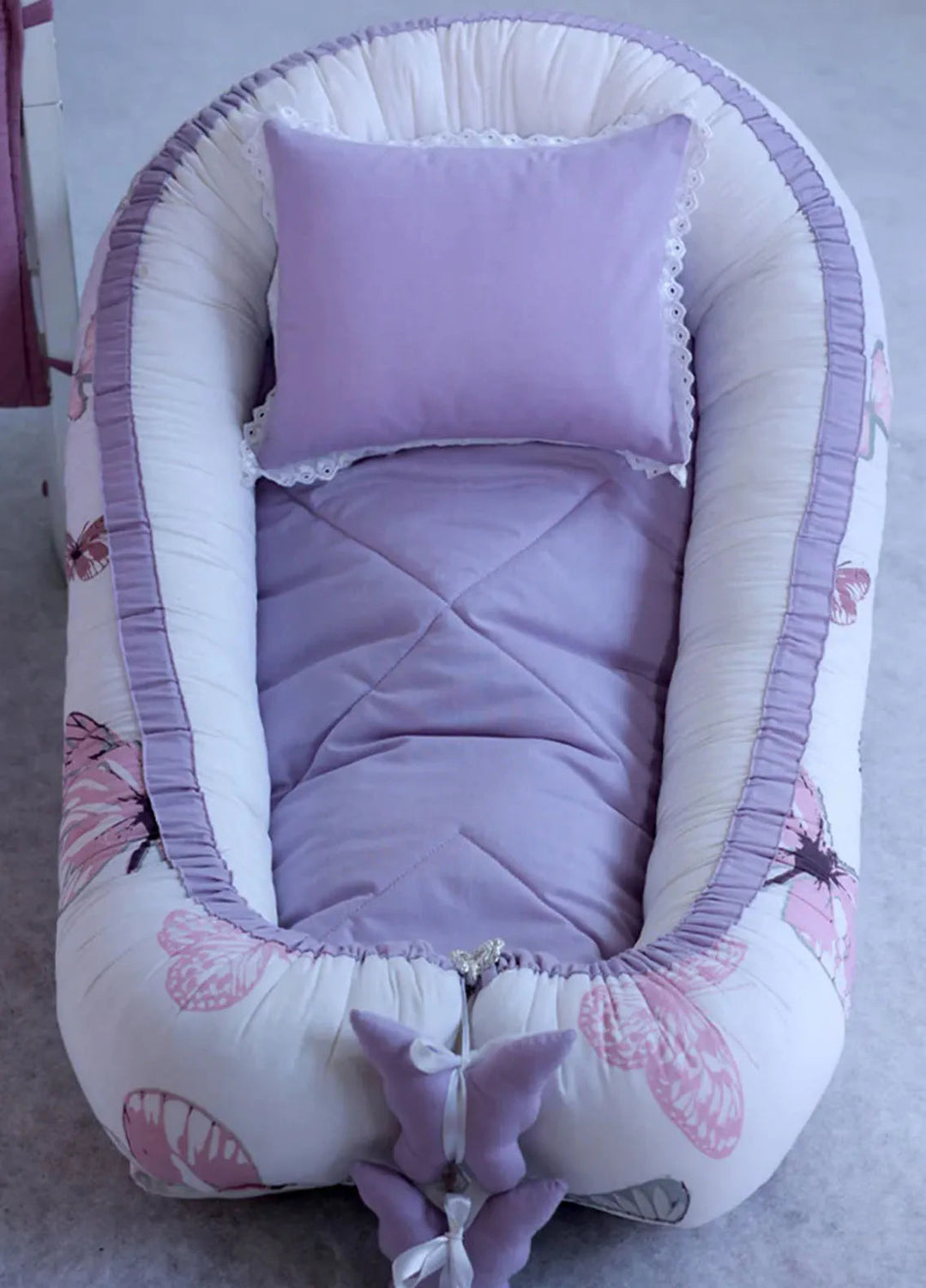 SEJ Snuggle Bed Flutters - New Born Snuggle Bed Collection