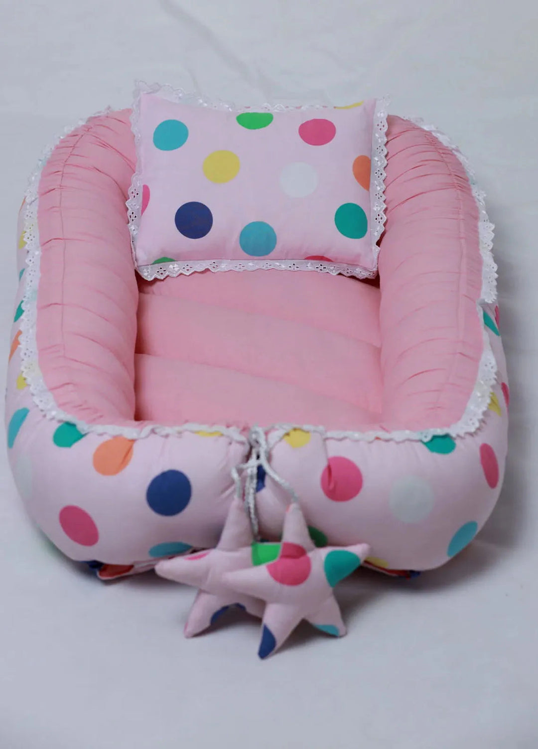 SEJ Snuggle Bed Speckled Dreams - New Born Snuggle Bed Collection
