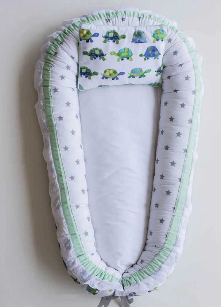 SEJ Snuggle Bed Touche Turtle - New Born Snuggle Bed Collection