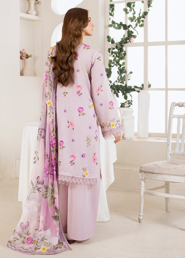 Selene by Meerak Pret Embroidered Slub Lawn 3 Piece Suit Calista