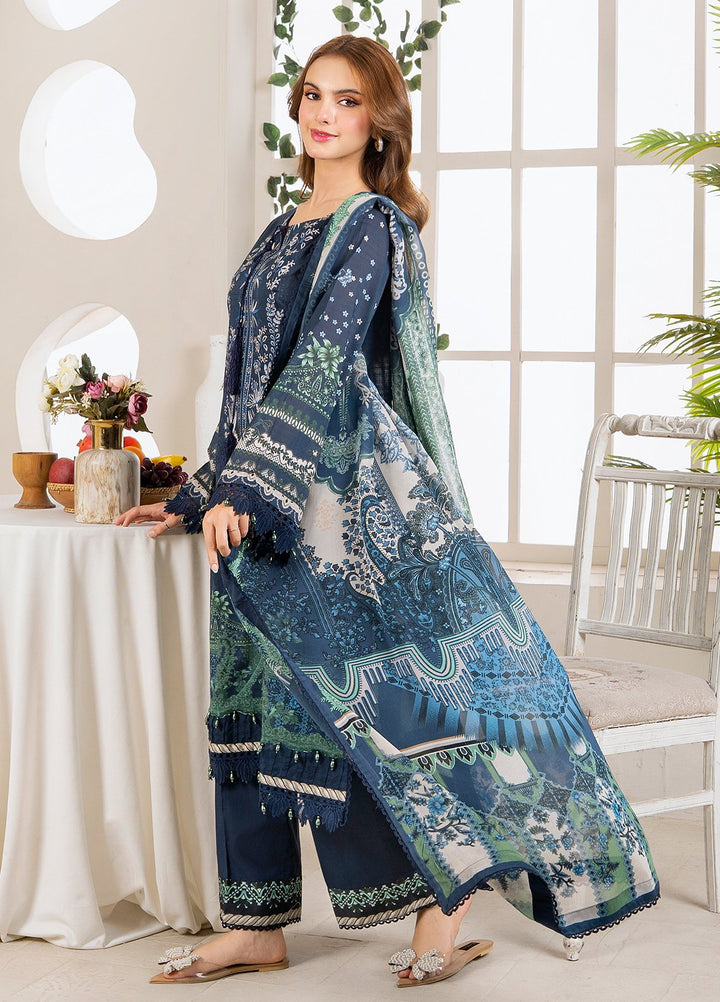 Selene by Meerak Pret Embroidered Slub Lawn 3 Piece Suit Eira