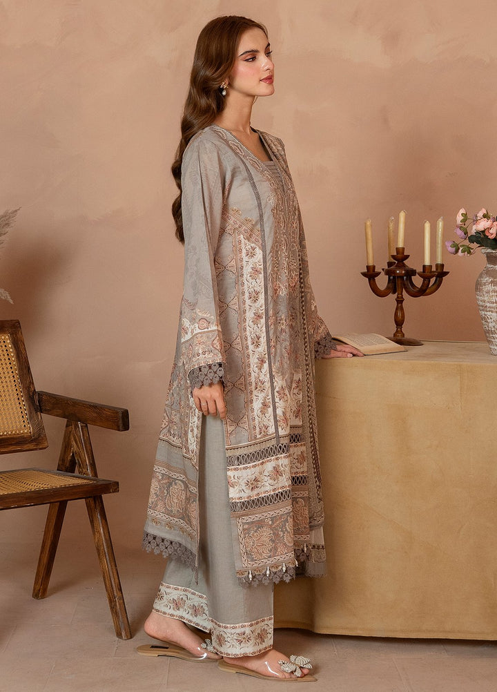Selene by Meerak Pret Embroidered Slub Lawn 3 Piece Suit Ilaria