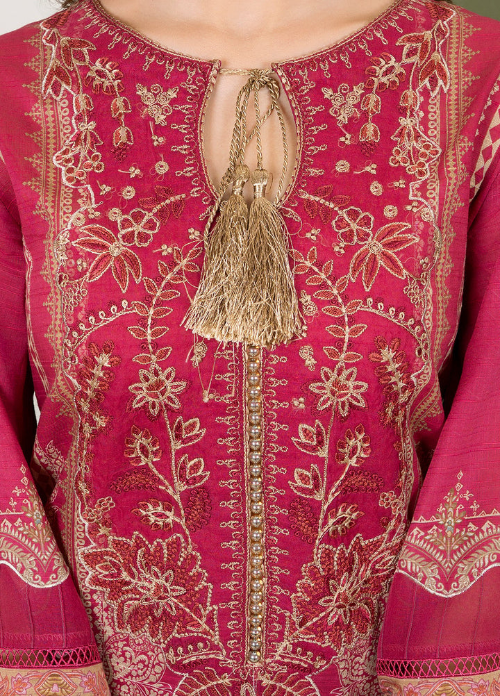 Selene by Meerak Pret Embroidered Slub Lawn 3 Piece Suit Mira