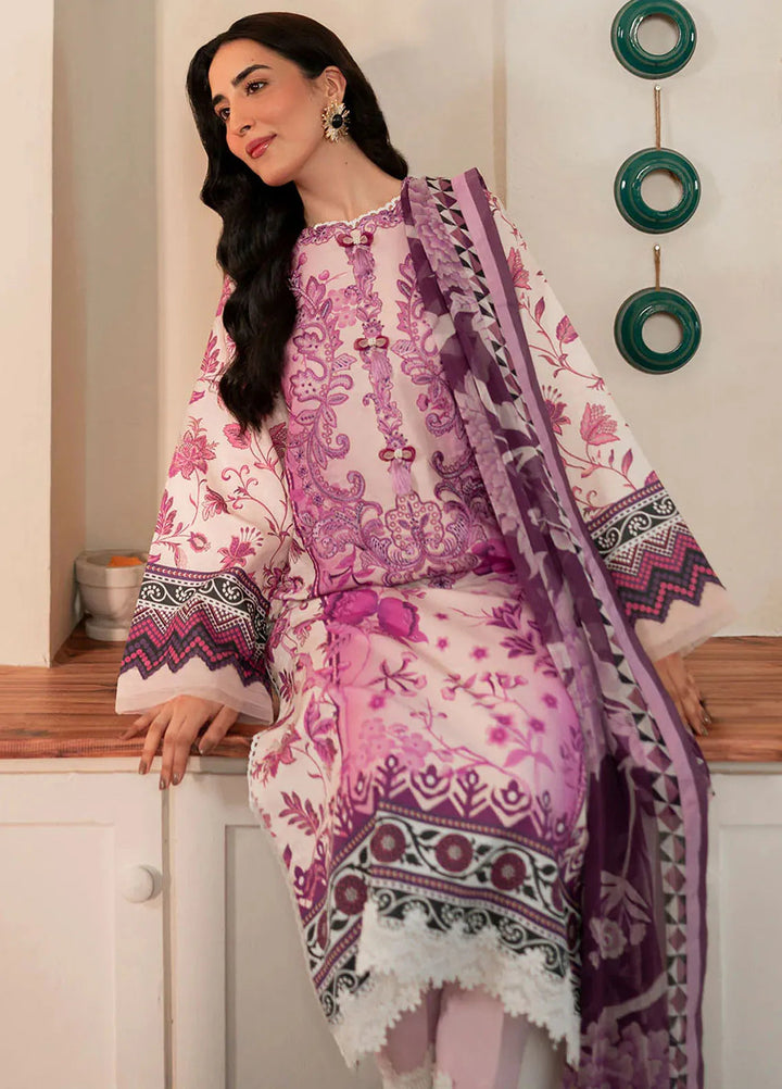 Selene By Roheenaz Embroidered Cambric Suit Unstitched 3 Piece RNZ24S RNP-03B Nyra - Fall Collection