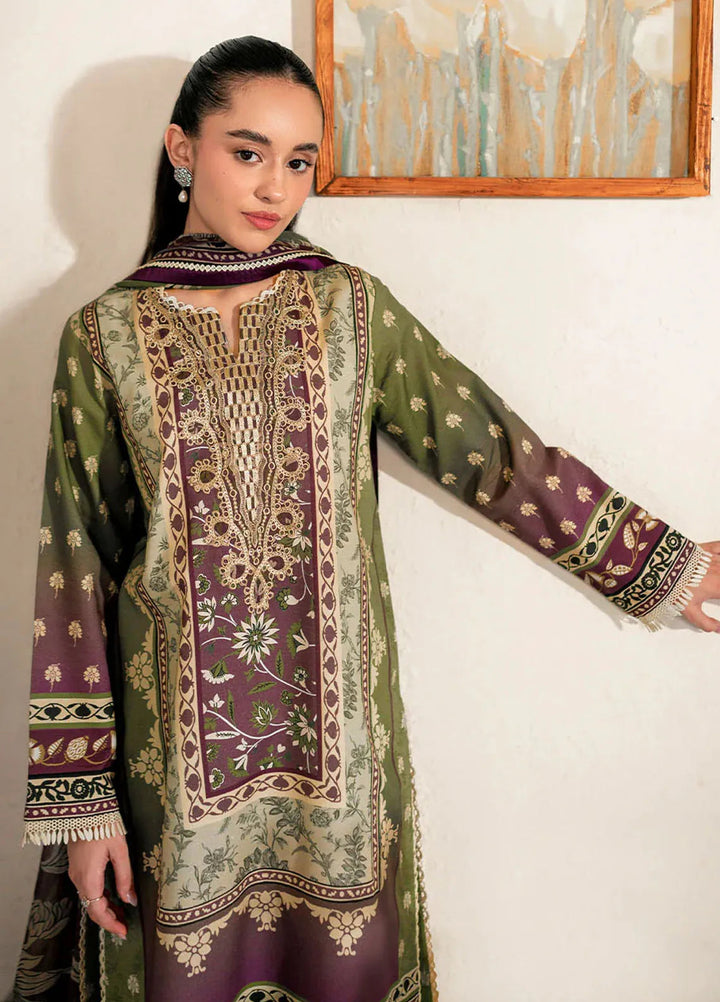 Selene By Roheenaz Embroidered Cambric Suit Unstitched 3 Piece RNZ24S RNP-04A Enola - Fall Collection