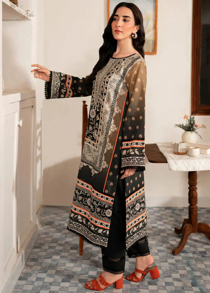 Selene By Roheenaz Embroidered Cambric Suit Unstitched 3 Piece RNZ24S RNP-04B Jane - Fall Collection