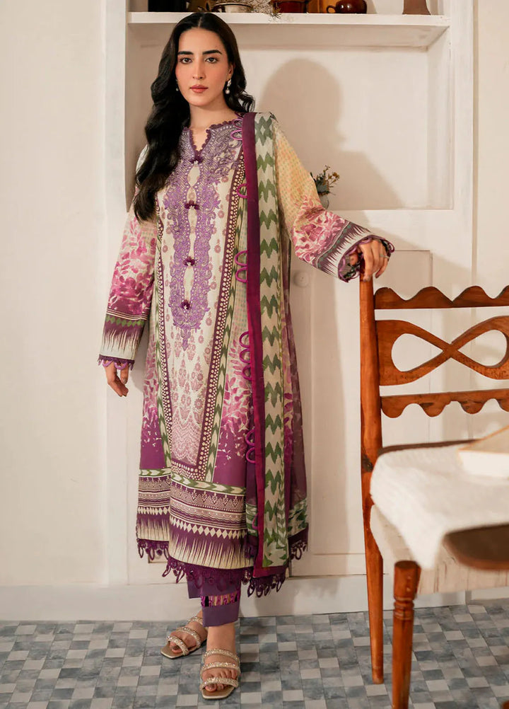 Selene By Roheenaz Embroidered Cambric Suit Unstitched 3 Piece RNZ24S RNP-05A Sadie - Fall Collection