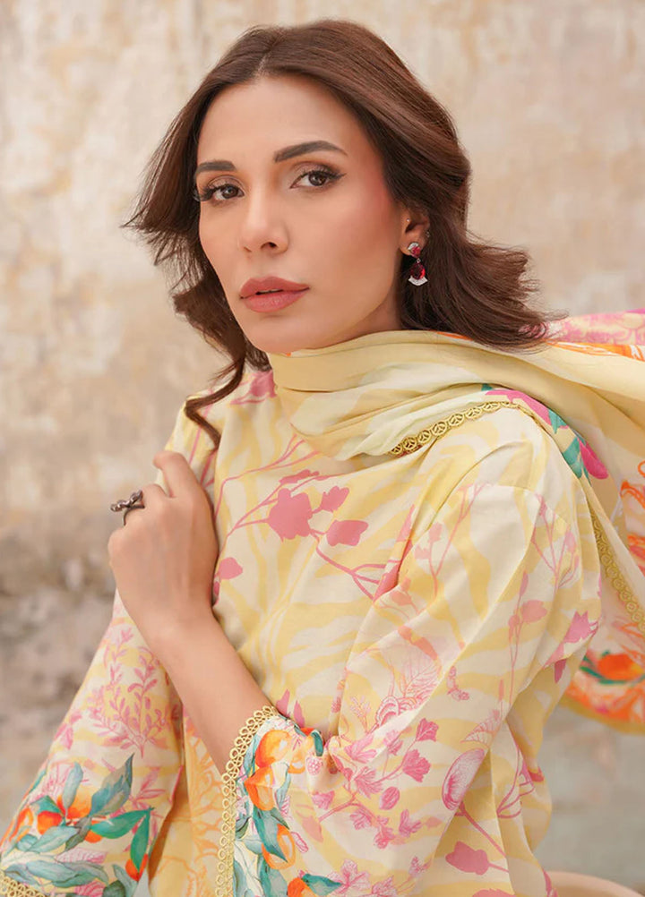 Selene by Sahar Printed Lawn Suits Unstitched 3 Piece Cl-V2-S25-02 - Summer Collection