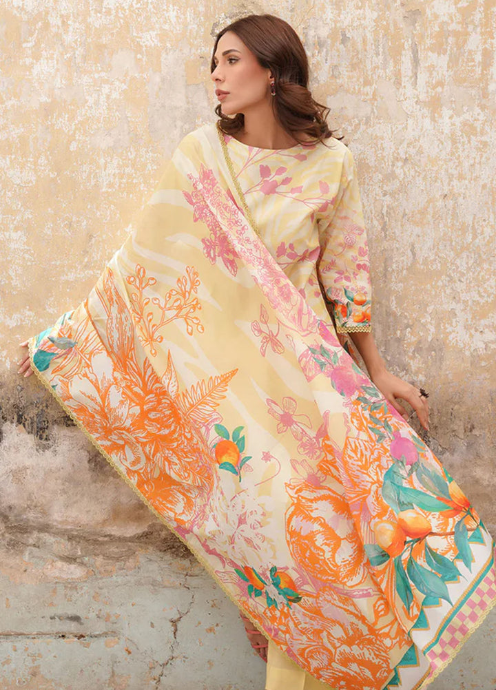 Selene by Sahar Printed Lawn Suits Unstitched 3 Piece Cl-V2-S25-02 - Summer Collection