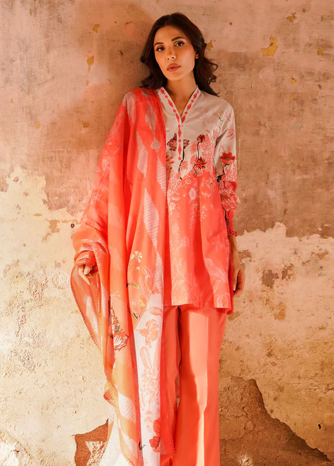 Selene by Sahar Printed Lawn Suits Unstitched 3 Piece Cl-V2-S25-03 - Summer Collection