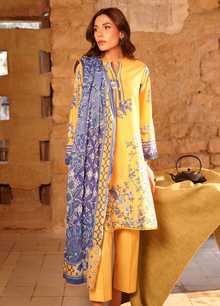 Selene by Sahar Printed Lawn Suits Unstitched 3 Piece Cl-V2-S25-05 - Summer Collection