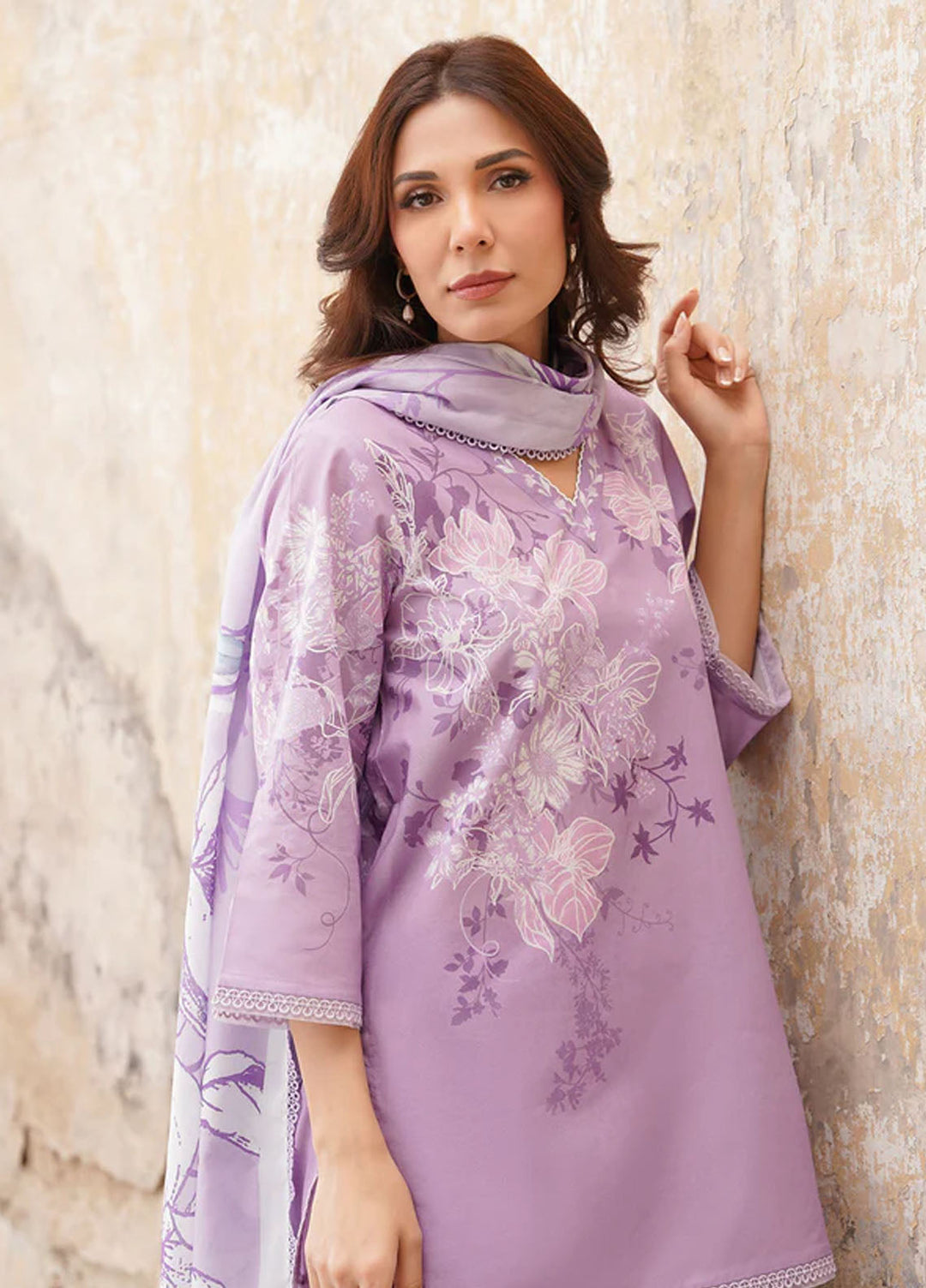 Selene by Sahar Printed Lawn Suits Unstitched 3 Piece Cl-V2-S25-08 - Summer Collection