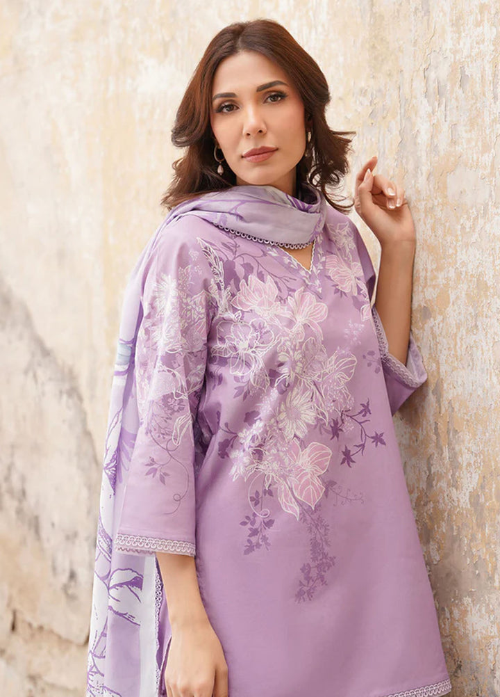 Selene by Sahar Printed Lawn Suits Unstitched 3 Piece Cl-V2-S25-08 - Summer Collection