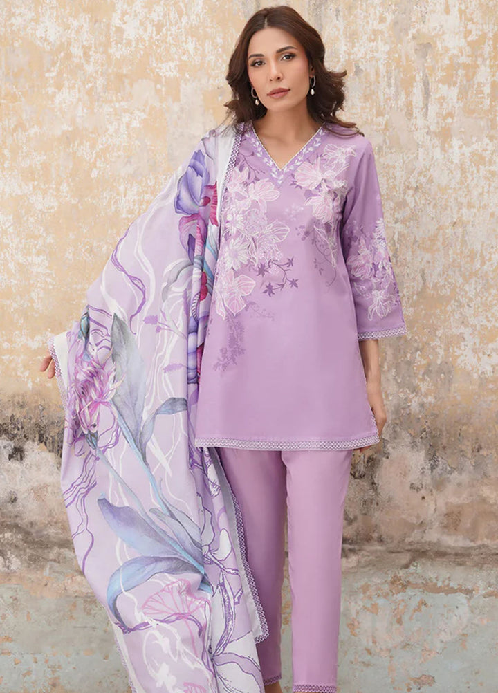 Selene by Sahar Printed Lawn Suits Unstitched 3 Piece Cl-V2-S25-08 - Summer Collection