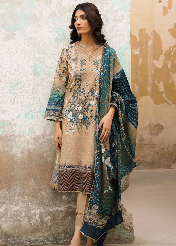Selene by Sahar Printed Lawn Suits Unstitched 3 Piece Cl-V2-S25-11 - Summer Collection