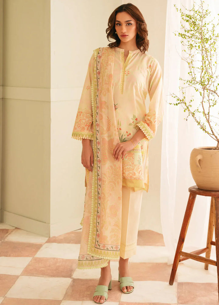 Selene by Sahar Printed Lawn Suits Unstitched 3 Piece SHR25S CL-V1-S25-01 Mughal Bliss - Summer Collection