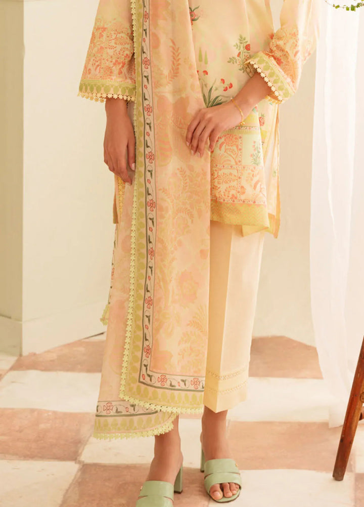 Selene by Sahar Printed Lawn Suits Unstitched 3 Piece SHR25S CL-V1-S25-01 Mughal Bliss - Summer Collection