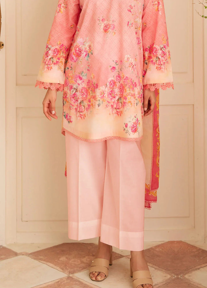 Selene by Sahar Printed Lawn Suits Unstitched 3 Piece SHR25S CL-V1-S25-04 Blooming Dawn - Summer Collection