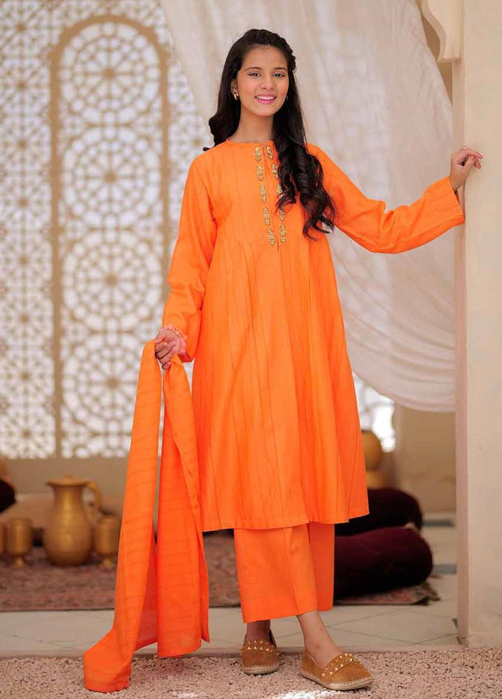 Senorita Karandi Casual 3 Piece Suit for Girls -  GAD-02463