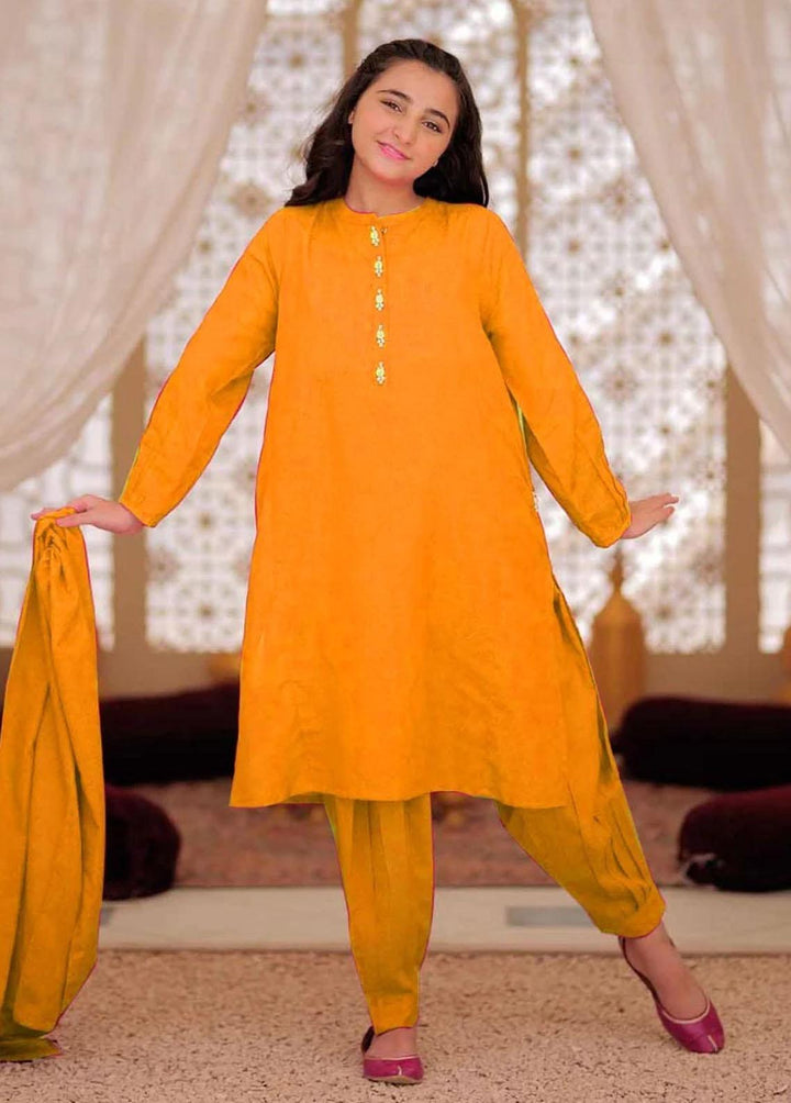 Senorita Karandi Casual 3 Piece Suit for Girls -  GAD-02490