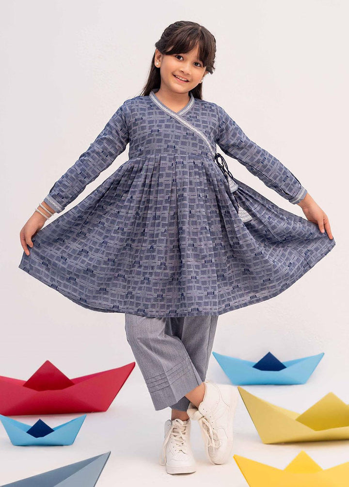 Senorita Denim Casual 2 Piece Suit for Girls -  KAC-02458