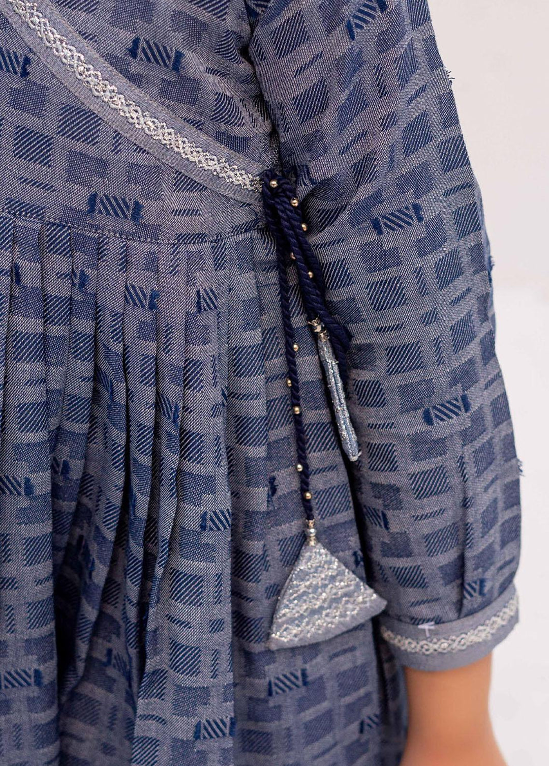 Senorita Denim Casual 2 Piece Suit for Girls -  KAC-02458