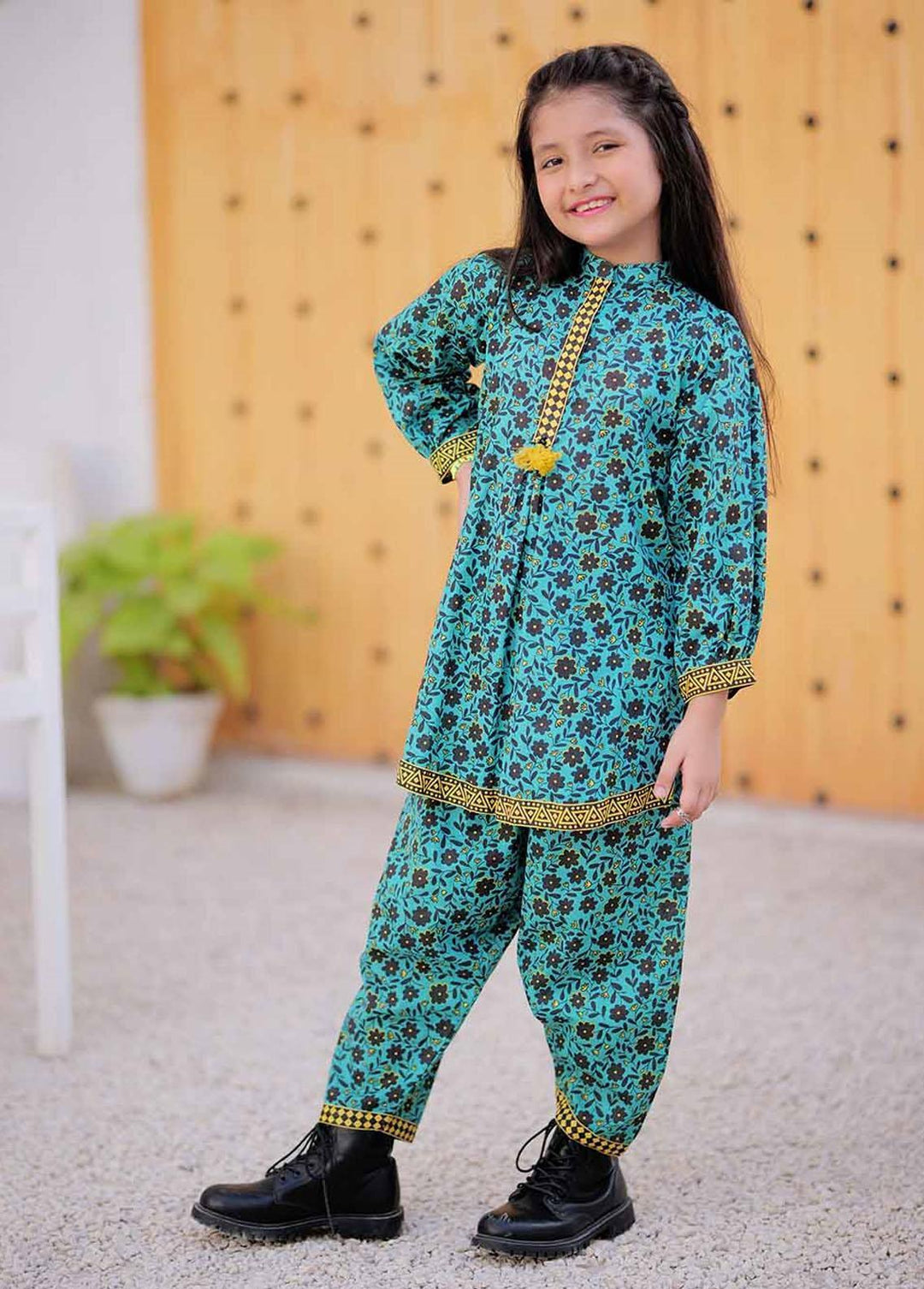 Senorita Khaddar Casual 2 Piece Suit for Girls -  KAC-02502