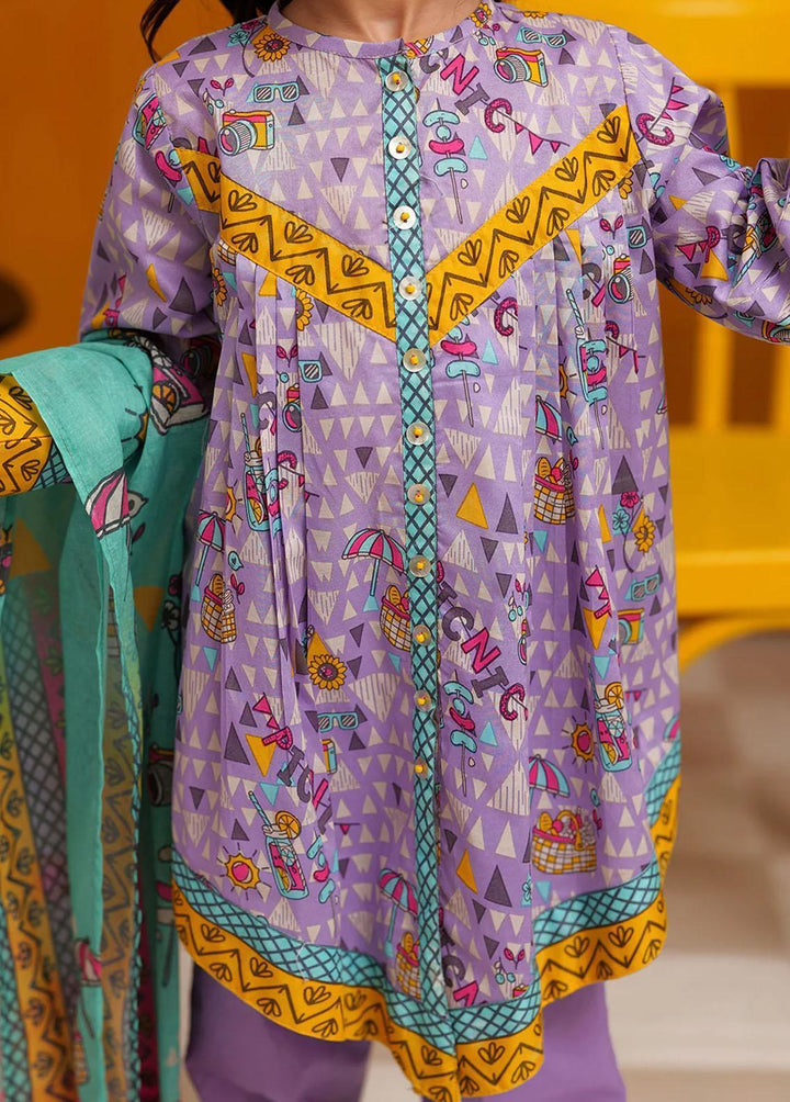 Senorita Pret Casual Cotton 3 Piece Suit KAD-02294-PRL/MCL