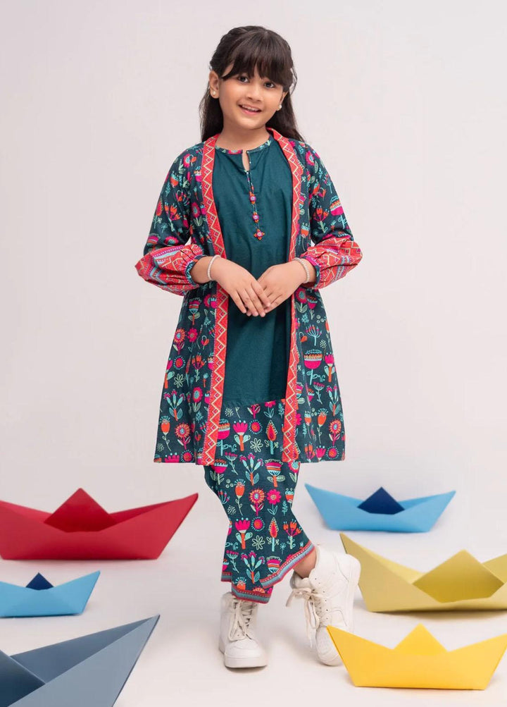 Senorita Khaddar Casual 3 Piece Suit for Girls -  KAG-02450