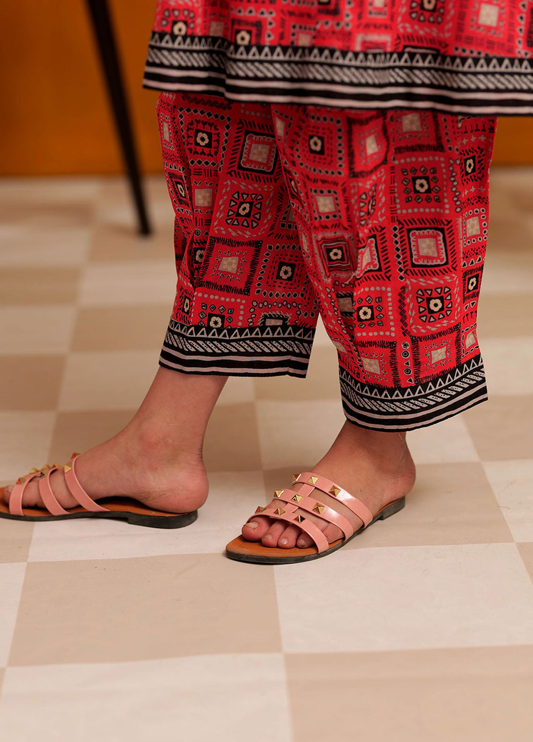 Senorita Cotton Casual 3 Piece Suit for Girls -  KAC-02270