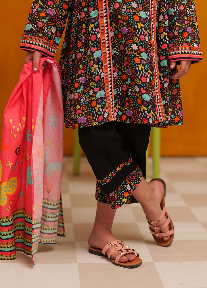 Senorita Cotton Casual 3 Piece Suit for Girls -  KAD-02269