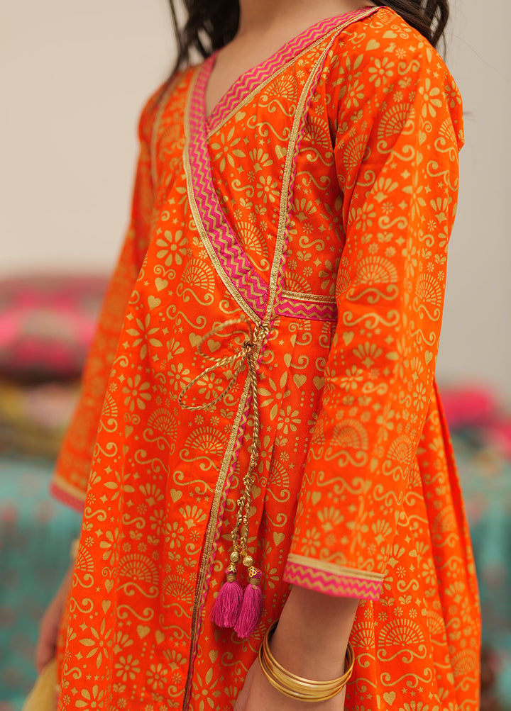 Senorita Cotton Casual 3 Piece Suit for Girls -  KBD-02526