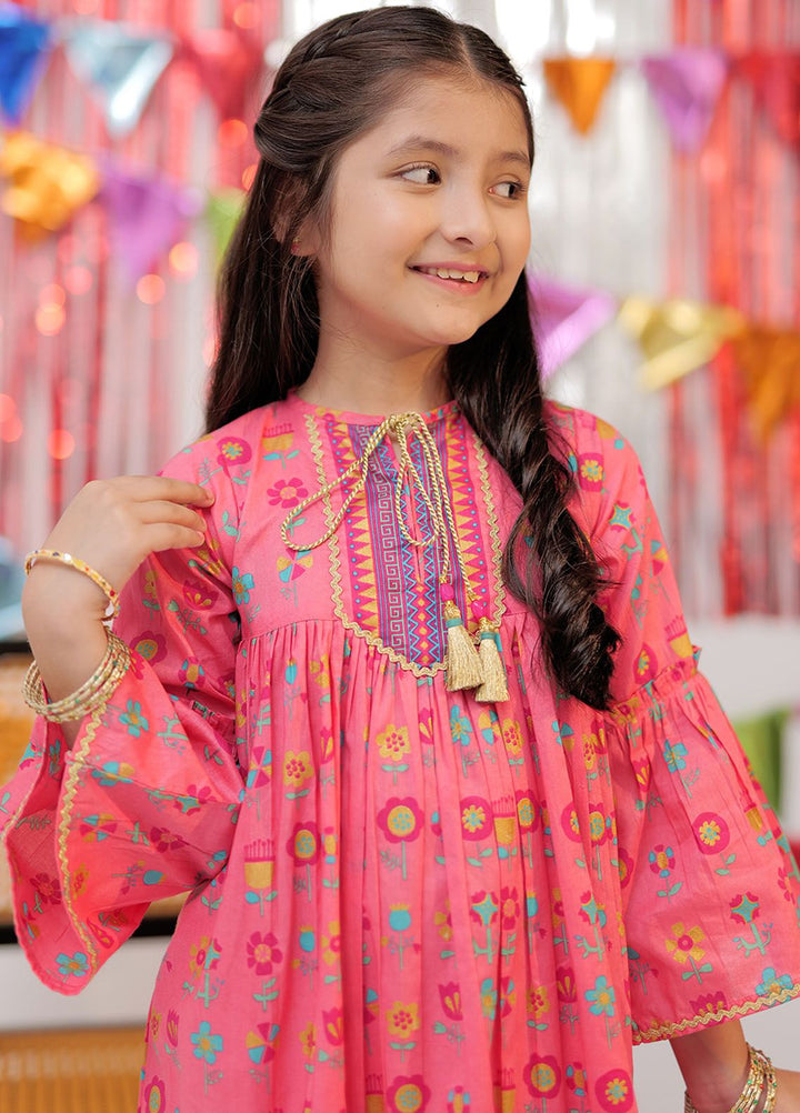Senorita Cotton Casual 3 Piece Suit for Girls -  KBD-02550-PCH/MCL