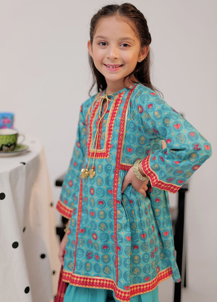Senorita Cotton Casual 3 Piece Suit for Girls -  KBD-02553-TGN/MCL