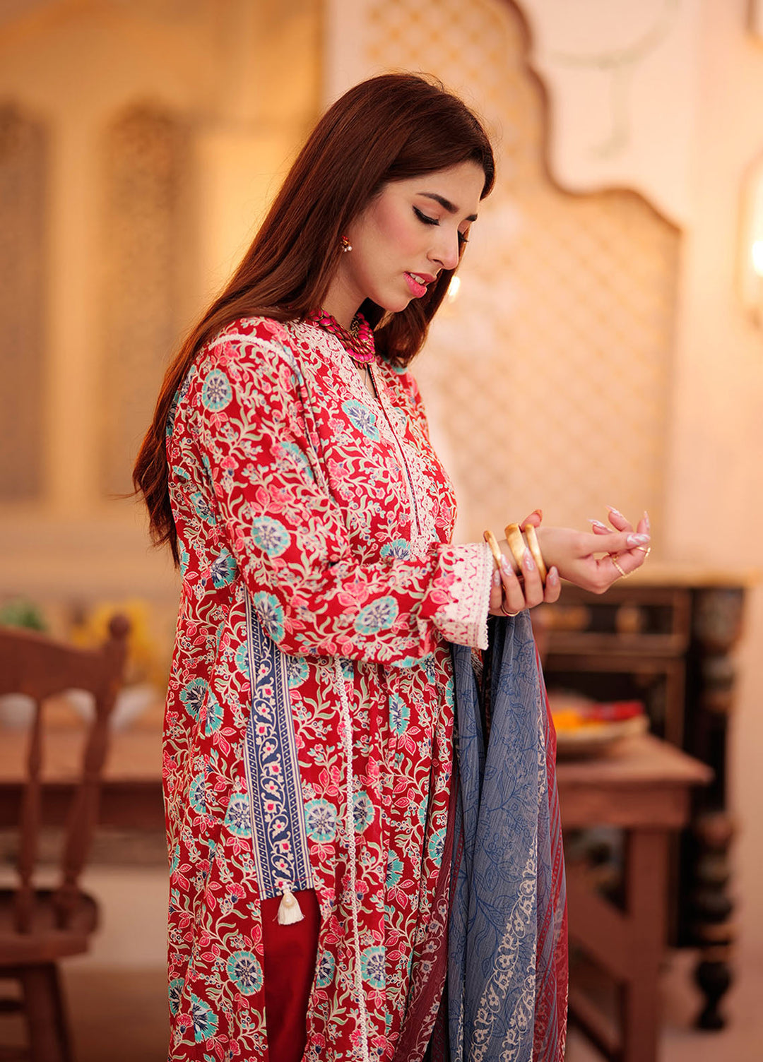 Senorita Cotton Casual 3 Piece Suit for Ladies -  LAD-02334