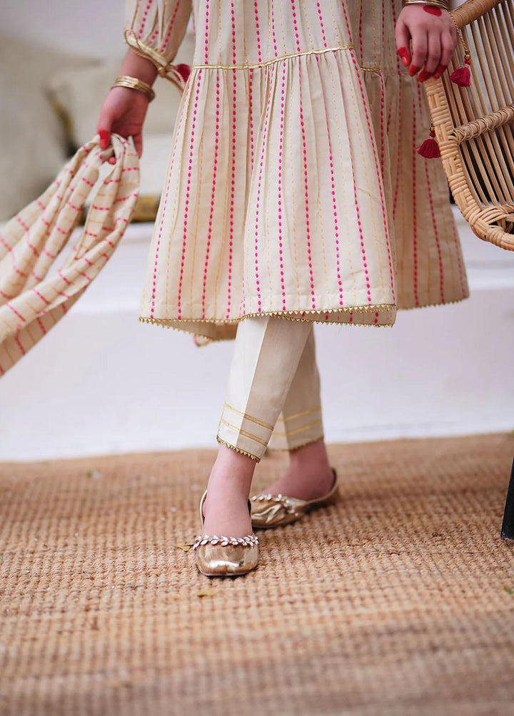 Senorita Cotton Casual 3 Piece Suit for Girls -  KBD-02338