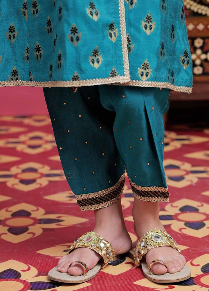 Senorita Banarsi Formal 3 Piece Suit for Girls -  KDD-02105