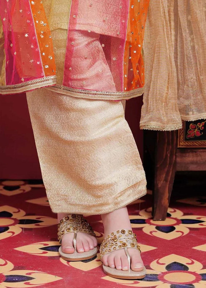 Senorita Net Formal 3 Piece Suit for Girls -  KDD-02095