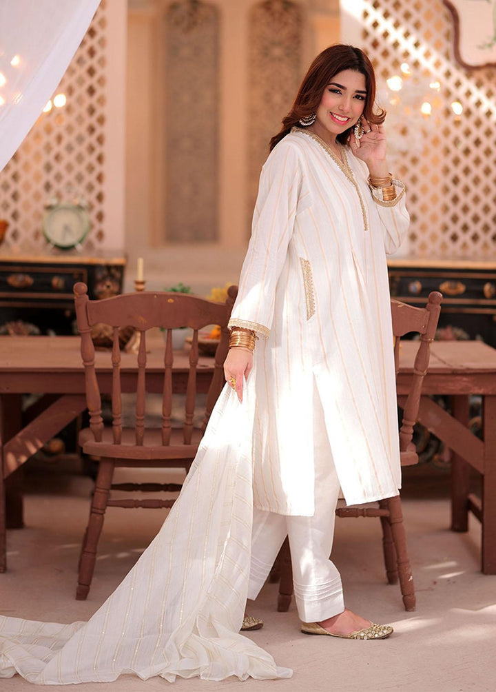 Senorita Cotton Casual 3 Piece Suit for Women -  LAD-02351