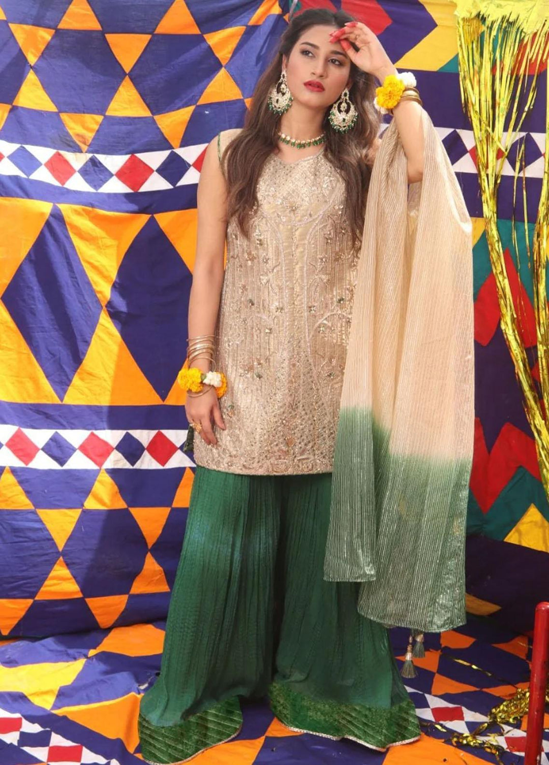 Senorita Organza Formal 3 Piece Suit for Women -  LDD-01891